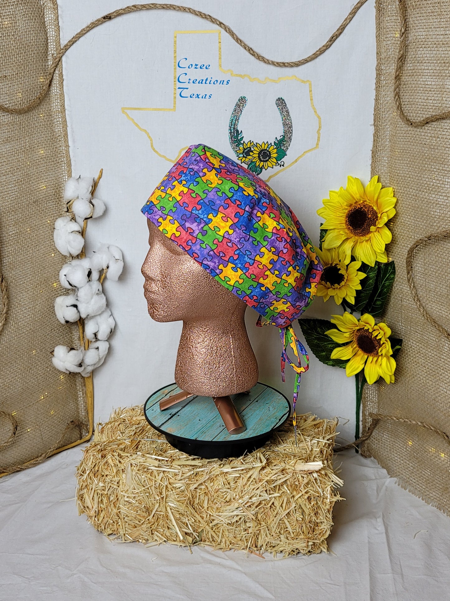 CCT Scrub Cap Autism Awareness