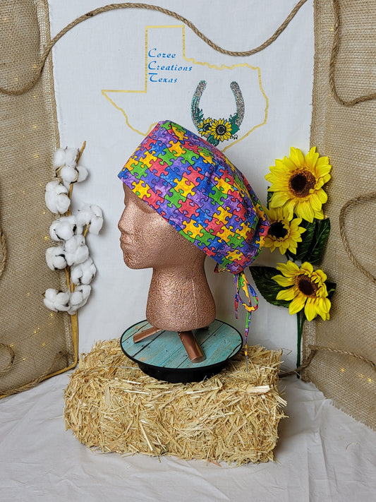 CCT Scrub Cap Autism Awareness