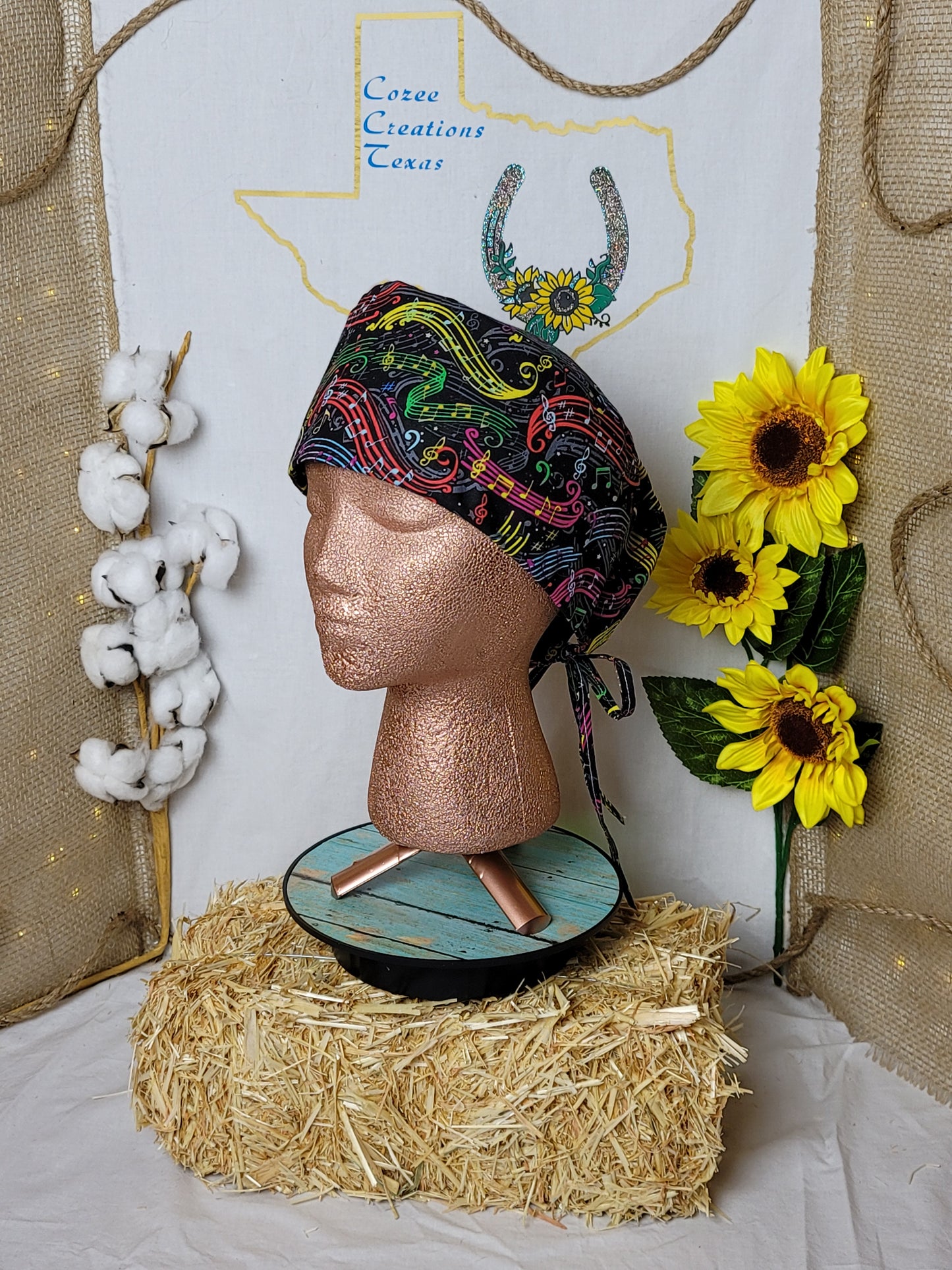 CCT Scrub Cap Neon Music