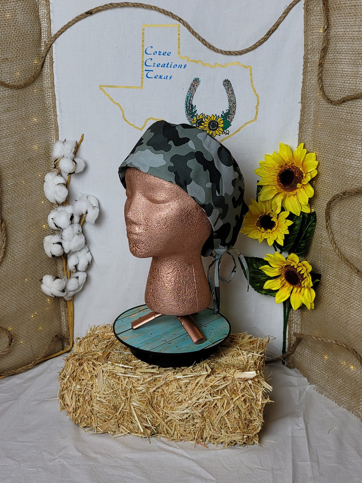 CCT Scrub Cap Green Camo