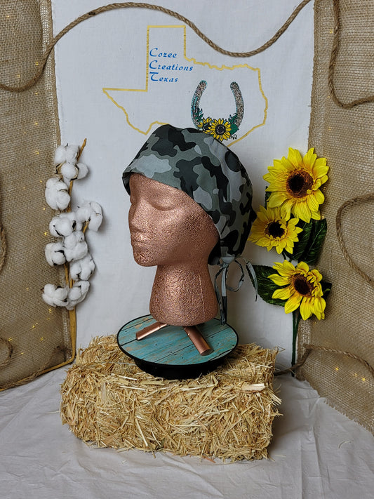 CCT Scrub Cap Green Camo