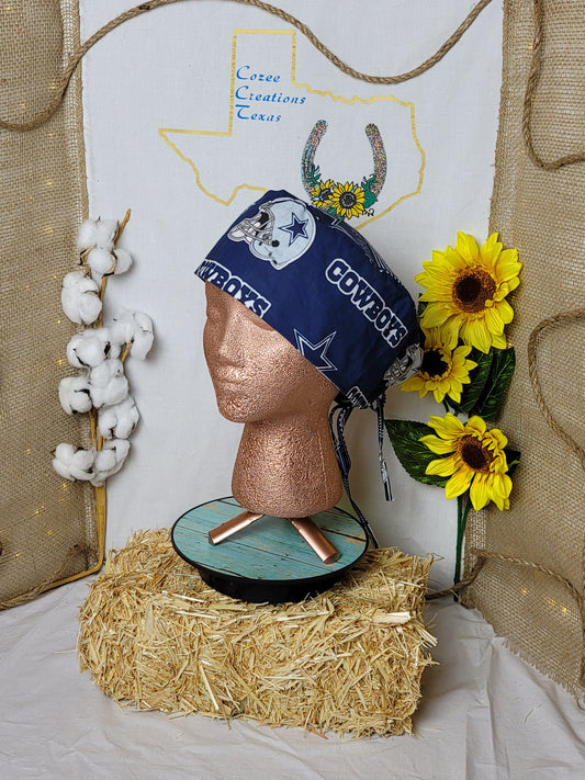 CCT Scrub Cap Dallas Cowboy Dark Solid